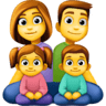 Family: Man, Woman, Girl, Boy on Facebook