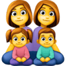 Family: Woman, Woman, Girl, Boy on Facebook