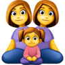 Family: Woman, Woman, Girl on Facebook
