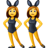 Women With Bunny Ears on Facebook