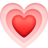 Growing Heart on Facebook