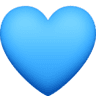 Blue Heart on Facebook