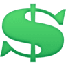 Heavy Dollar Sign on Facebook