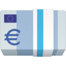Banknote With Euro Sign on Facebook