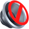 Speaker With Cancellation Stroke on Facebook