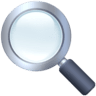 Left-pointing Magnifying Glass on Facebook