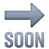 Soon With Rightwards Arrow Above on Facebook