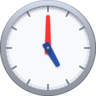 Clock Face Five Oclock on Facebook