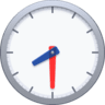 Clock Face Eight-thirty on Facebook