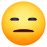 Expressionless Face on Facebook