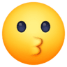 Kissing Face on Facebook