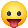 Face With Stuck-out Tongue on Facebook