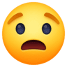 Worried Face on Facebook