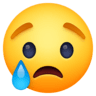 Crying Face on Facebook
