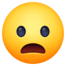 Frowning Face With Open Mouth on Facebook