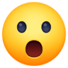 Face With Open Mouth on Facebook