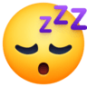 Sleeping Face on Facebook