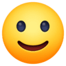 Slightly Smiling Face on Facebook