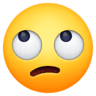 Face With Rolling Eyes on Facebook
