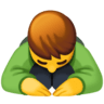 Man Bowing on Facebook