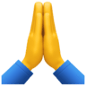 Person With Folded Hands on Facebook