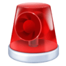 Police Cars Revolving Light on Facebook