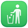 Put Litter In Its Place Symbol on Facebook