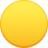 Large Yellow Circle on Facebook