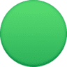 Large Green Circle on Facebook
