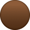 Large Brown Circle on Facebook