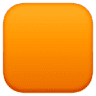 Large Orange Square on Facebook
