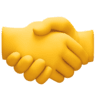 Handshake: Medium Skin Tone on Facebook