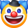 Clown Face on Facebook