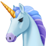 Unicorn Face on Facebook