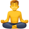 Man In Lotus Position on Facebook