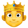 Person With Crown on Facebook