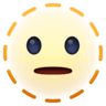 Dotted Line Face on Facebook