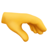 Palm Down Hand on Facebook
