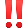 Double Exclamation Mark on Facebook