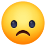 Frowning Face on Facebook