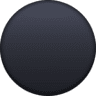 Medium Black Circle on Facebook