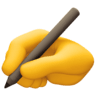 Writing Hand on Facebook