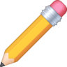 Pencil on Facebook