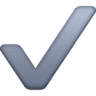 Heavy Check Mark on Facebook