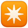 Eight Pointed Black Star on Facebook