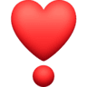 Heart Exclamation on Facebook