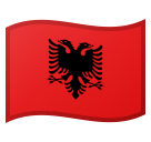 Albania Flag on Google