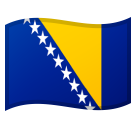 Bosnia & Herzegovina Flag on Google