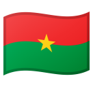 Burkina Faso Flag on Google