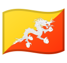 Bhutan Flag on Google